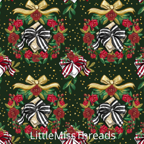 PRE ORDER - Puppy Christmas Presents - Fabric - Fabric from [store] by Mini Mooches - 