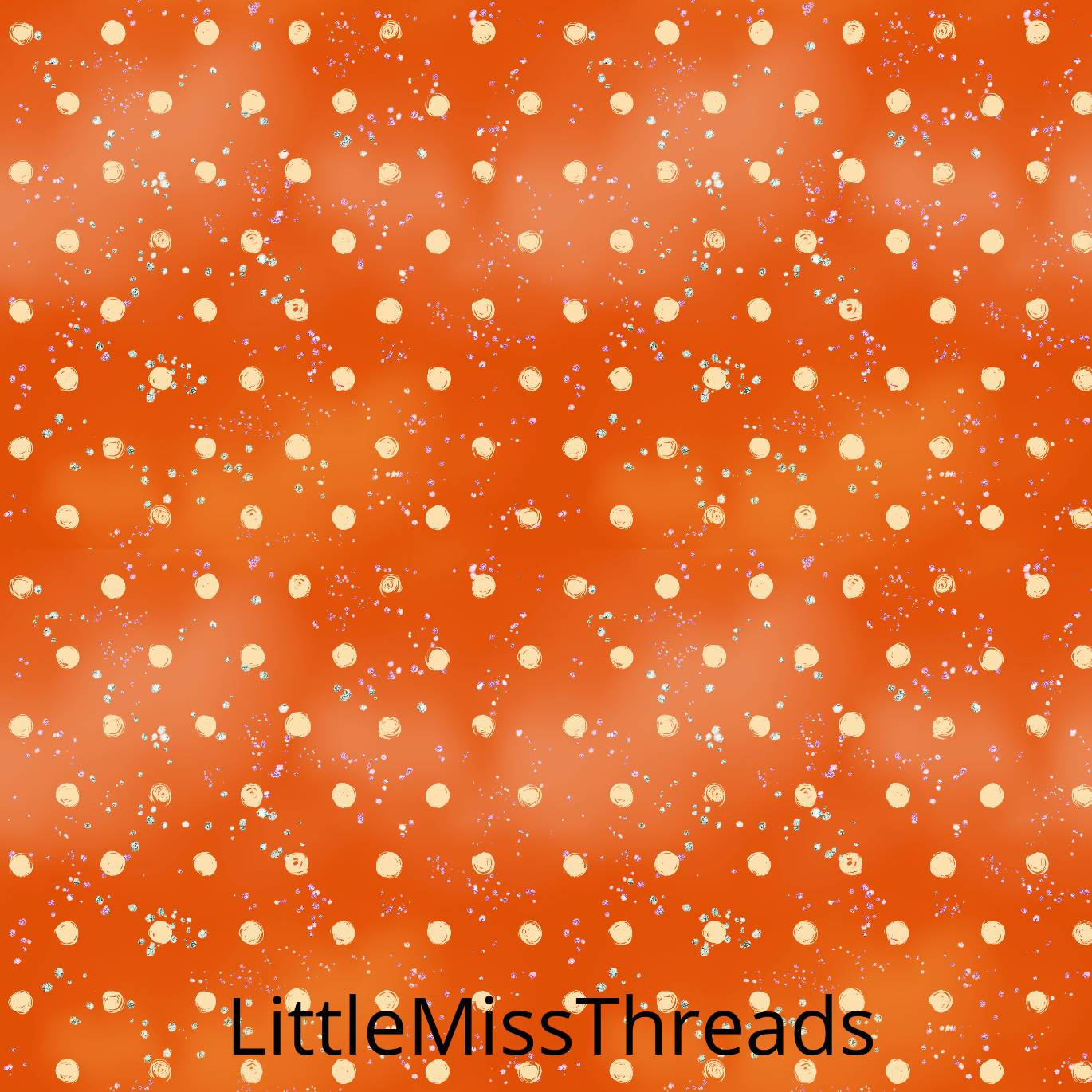 PRE ORDER - Lion King Orange Dot - Fabric - Fabric from [store] by Mini Mooches - 