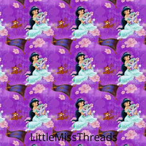 PRE ORDER - Aladdin Purple - Fabric - Fabric from [store] by Little Miss Threads - 