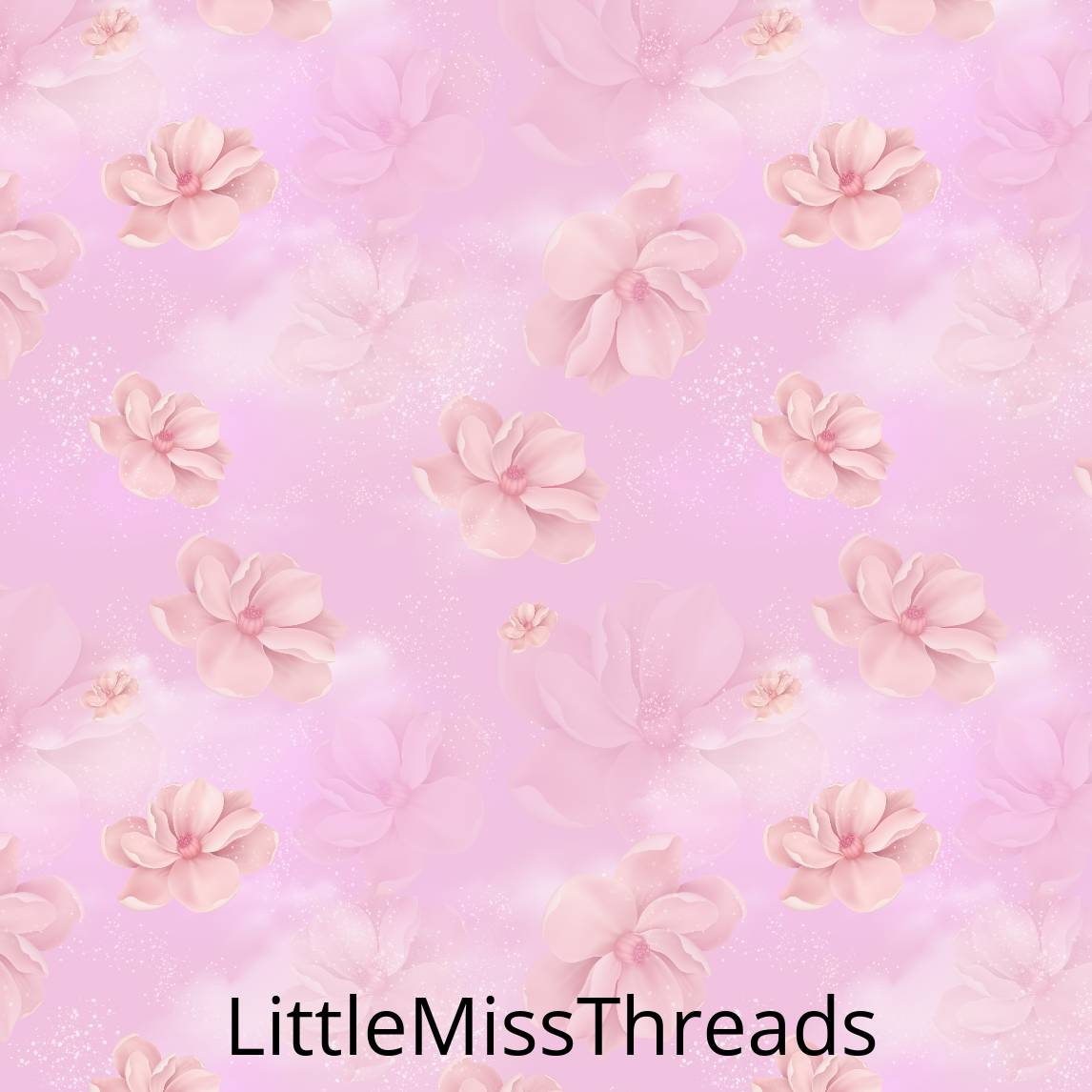 PRE ORDER - Aladdin Pink Floral - Fabric - Fabric from [store] by Little Miss Threads - 