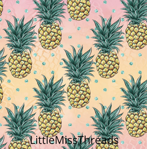 PRE ORDER - Phantasia Pineapples - Fabric - Fabric from [store] by Little Miss Threads - 