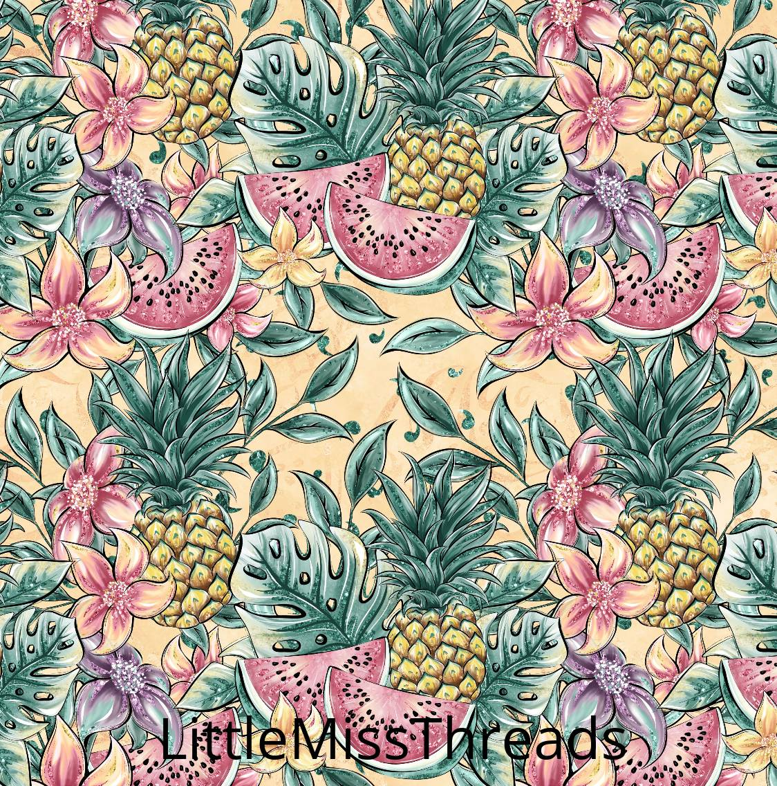 PRE ORDER - Phantasia Orange Fruits - Fabric - Fabric from [store] by Little Miss Threads - 