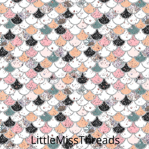 PRE ORDER - Halloween Mermaid Scales - Fabric - Fabric from [store] by Little Miss Threads - 