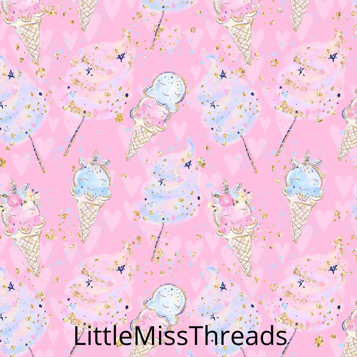 PRE ORDER - Carnival Pink Treats - Fabric - Fabric from [store] by Little Miss Threads - 