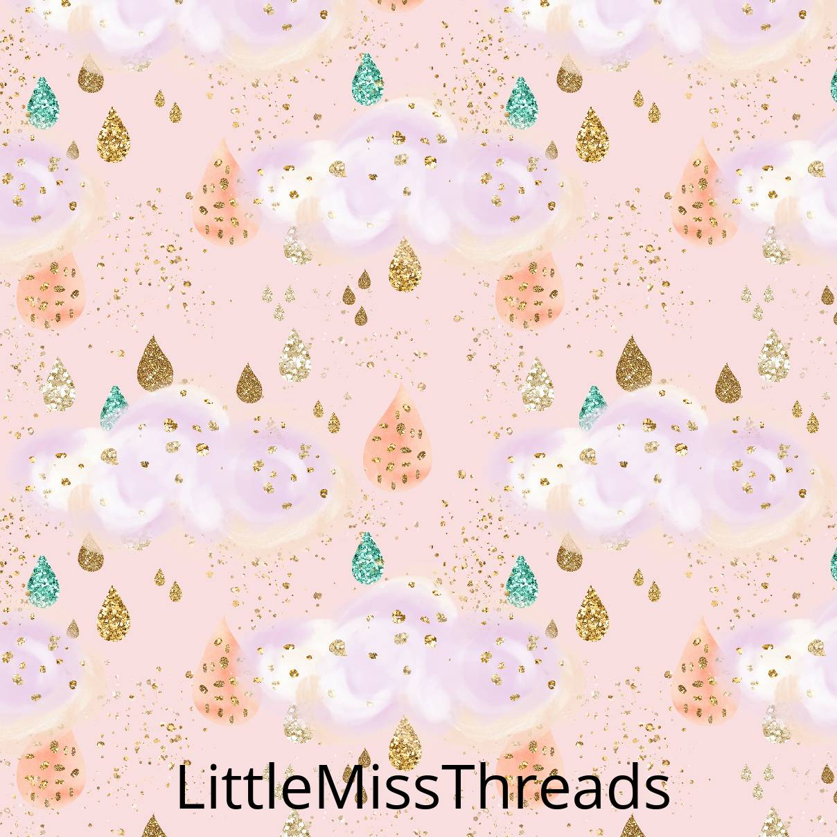 PRE ORDER - Whimsical Dreams Pink Clouds - Fabric - Fabric from [store] by Little Miss Threads - 