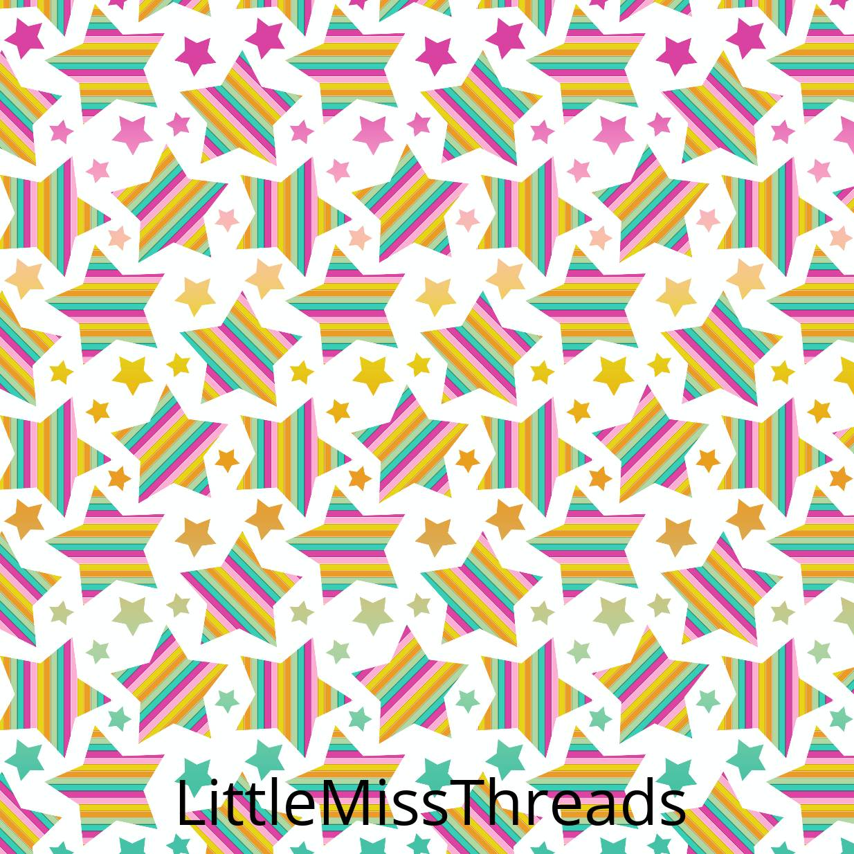 PRE ORDER - Trolls Stars - Fabric - Fabric from [store] by Little Miss Threads - 