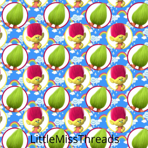 PRE ORDER - Trolls Mandy Sparkledust - Fabric - Fabric from [store] by Little Miss Threads - 