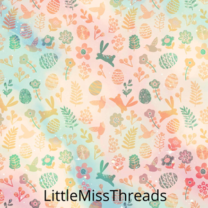 PRE ORDER - Minnie Easter Floral - Fabric - Fabric from [store] by Little Miss Threads - 