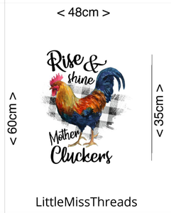 PRE ORDER - Mother Cluckers Panel - Fabric - Fabric from [store] by Little Miss Threads - 