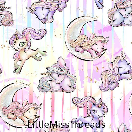 PRE ORDER - Unicorn Dreams Rainbow Drip - Fabric - Fabric from [store] by Little Miss Threads - 