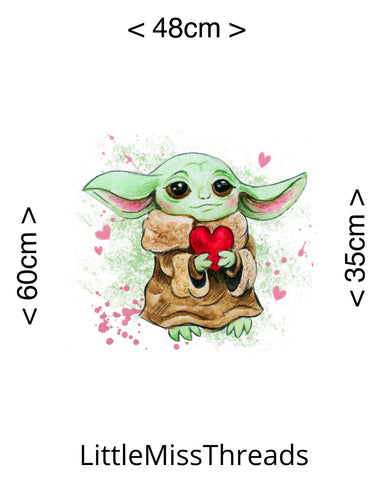 PRE ORDER - Yoda Panel - Fabric - Fabric from [store] by Little Miss Threads - 